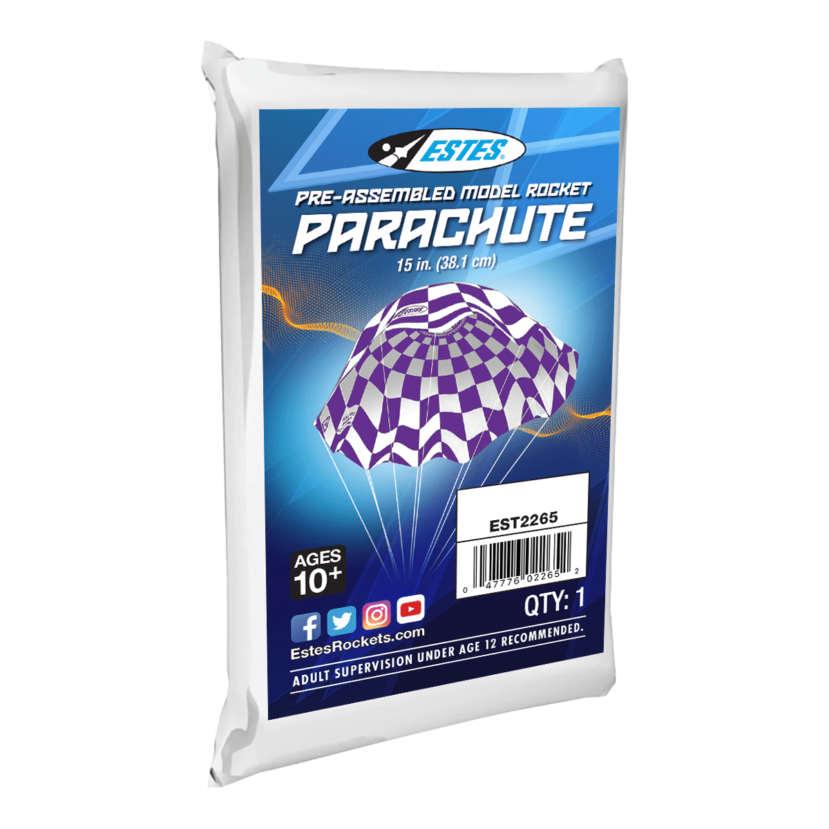 15 Inch Printed Parachute - Arizona Hobbies LLC