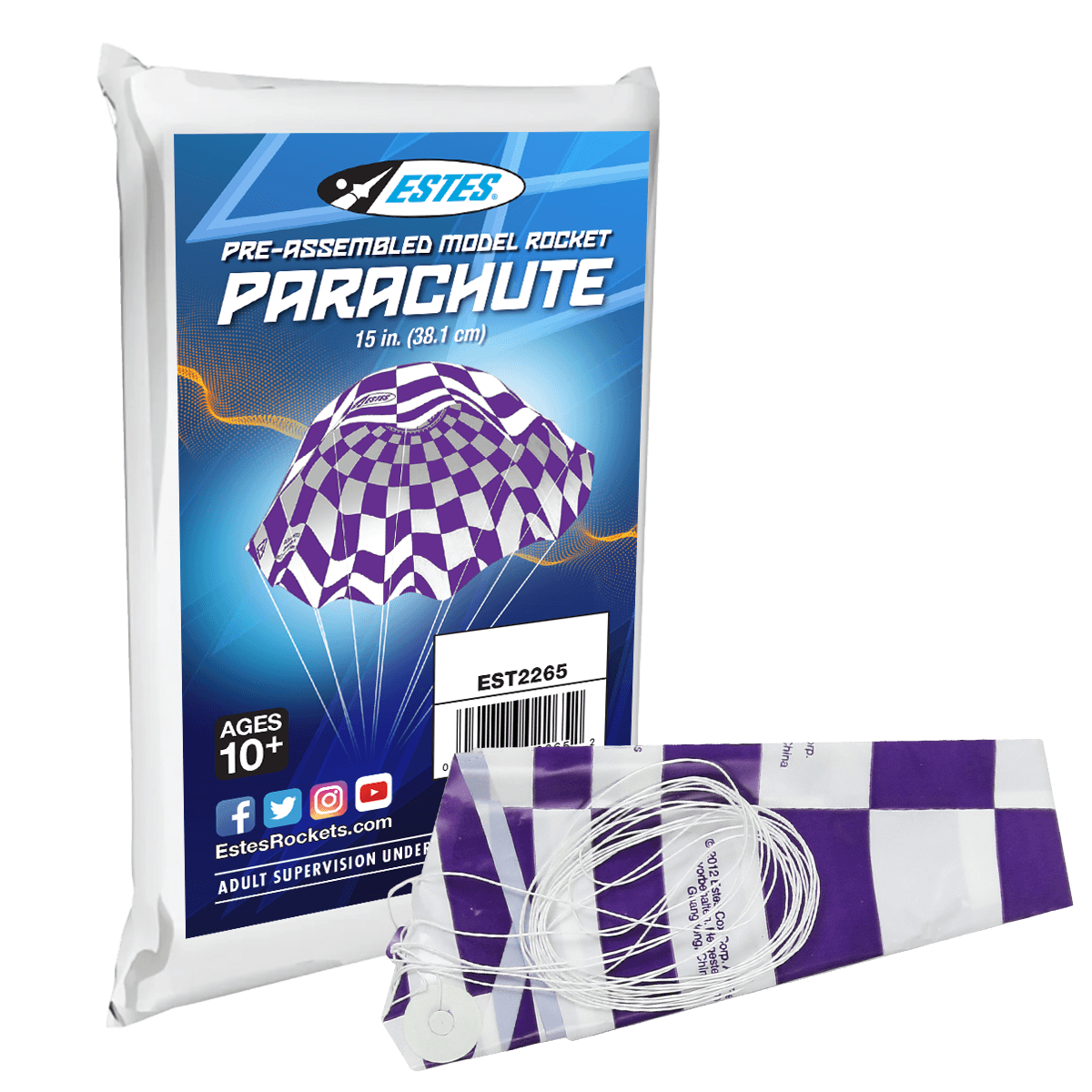 15 Inch Printed Parachute - Arizona Hobbies LLC