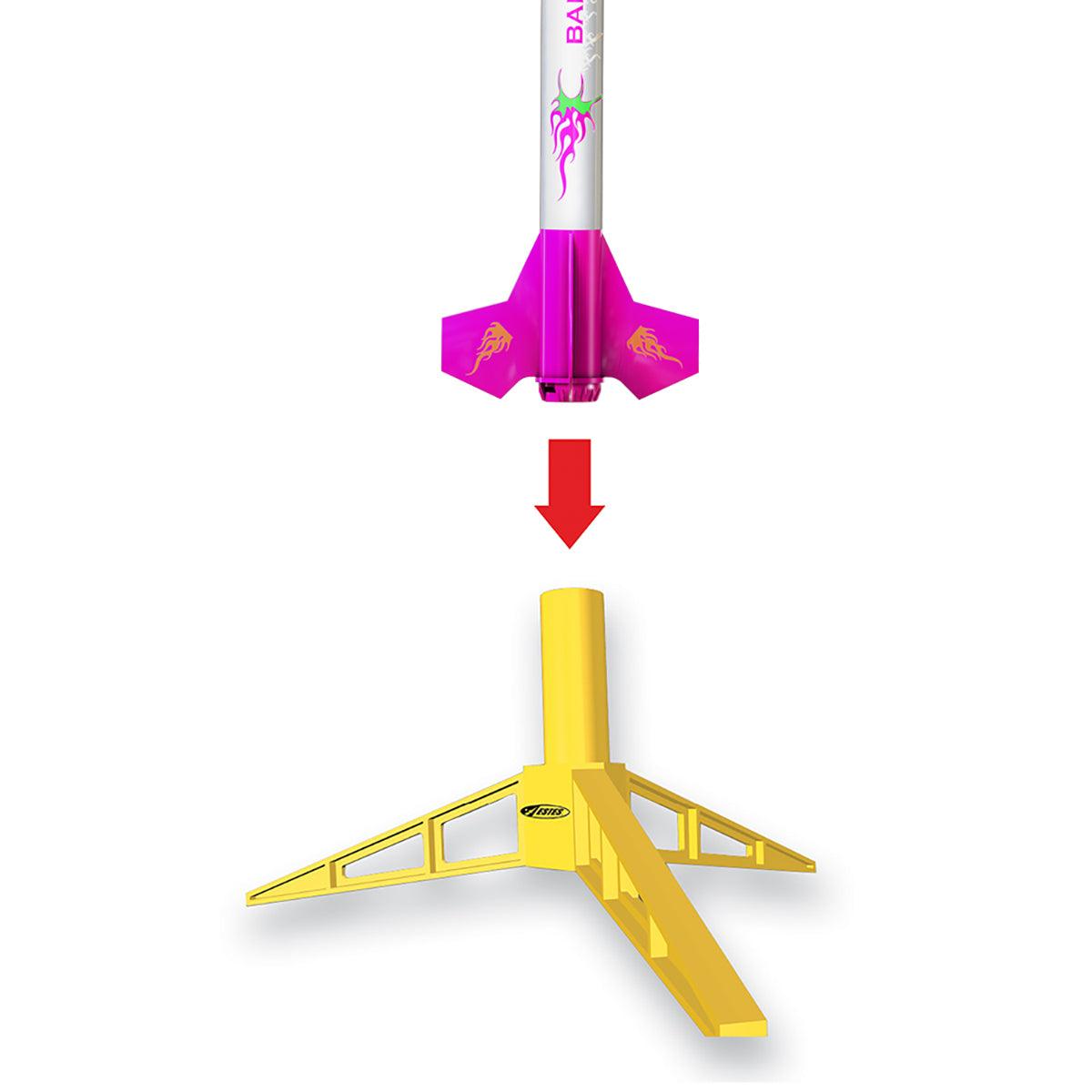 Model Rocket Display Stand (mini engine size) - Arizona Hobbies LLC