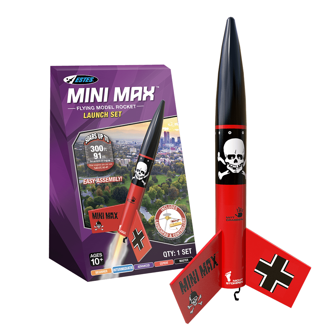 Mini Der Red Max™ Launch Set - Arizona Hobbies LLC