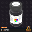 3-D BLACK 2-oz bottle (Air-brush) Tru-Color Paint SPECIAL ORDER ONLY-with color swatch-Arizona Hobbies