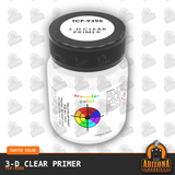 3-D CLEAR PRIMER 1-oz bottle (Air-brush) Tru-Color Paint-with color swatch-Arizona Hobbies