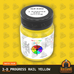 3-D Progress Rail YELLOW 1-oz bottle (Air-brush) Tru-Color Paint SPECIAL ORDER ONLY-with color swatch-Arizona Hobbies