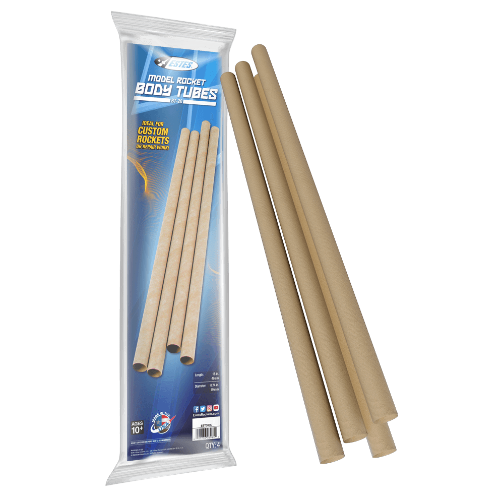 BT-20 Body Tubes (4 pk) - Arizona Hobbies LLC