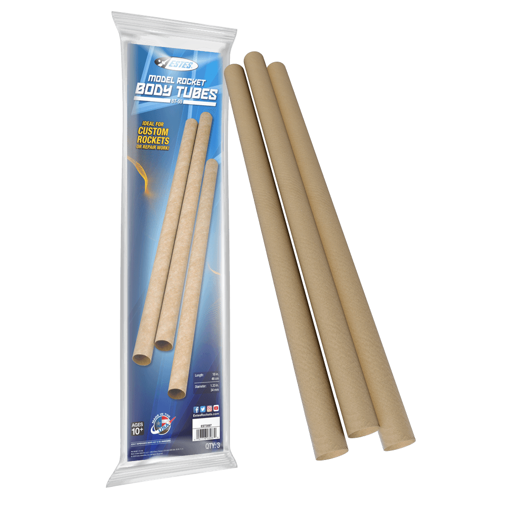 BT-50 Body Tubes (3 pk) - Arizona Hobbies LLC