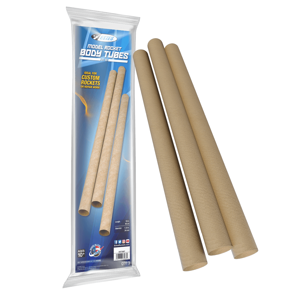 BT-55 Body Tubes (3 pk) - Arizona Hobbies LLC