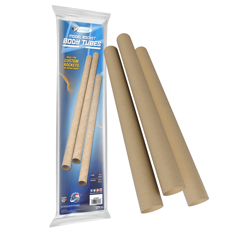 BT-60 Body Tubes (3 pk) - Arizona Hobbies LLC