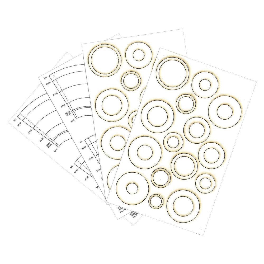 Laser Cut Centering Rings and Paper Adapters - Arizona Hobbies LLC
