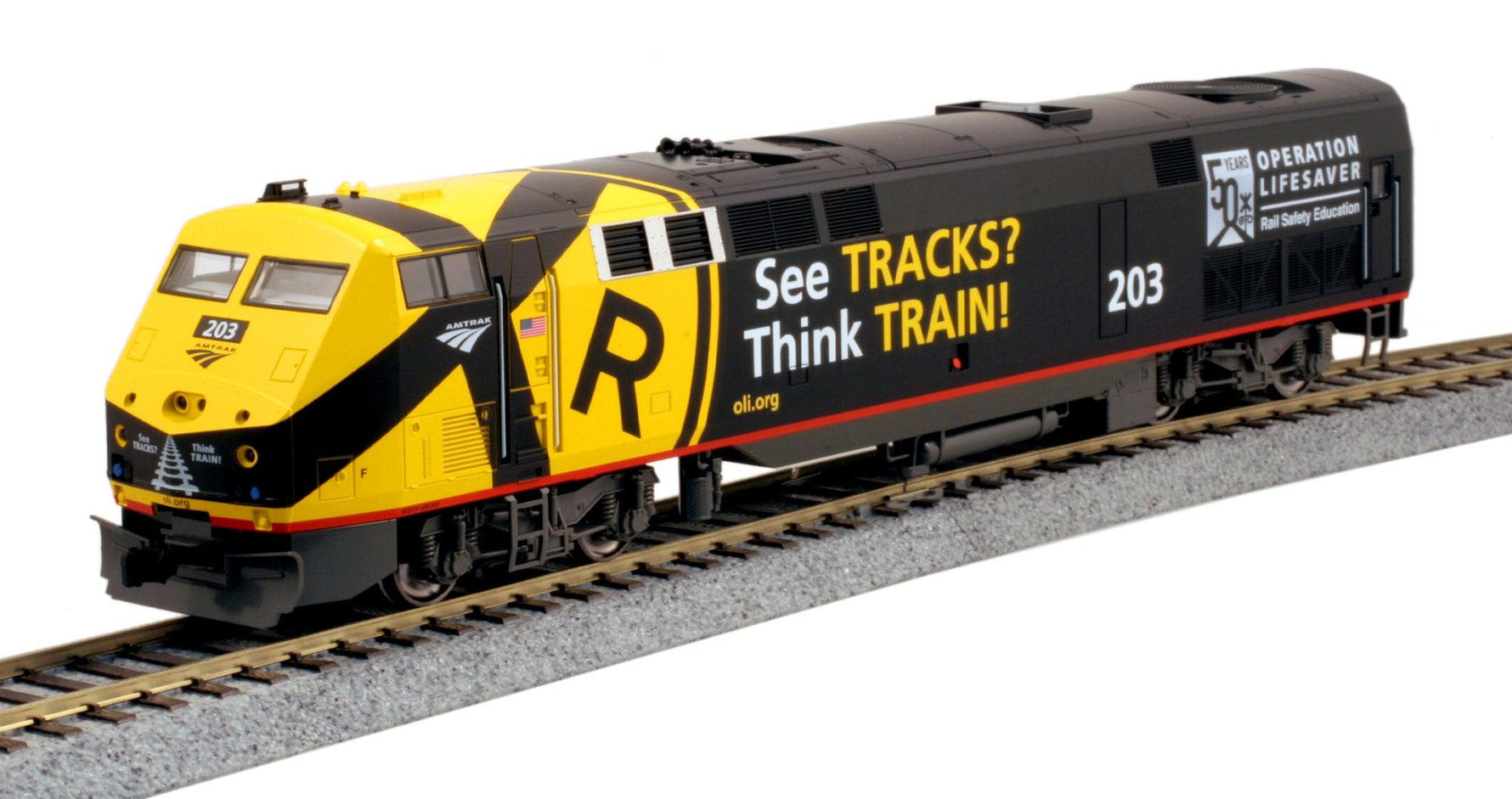 KATO - HO GE P42 Amtrak Operation Lifesaver #203 DC