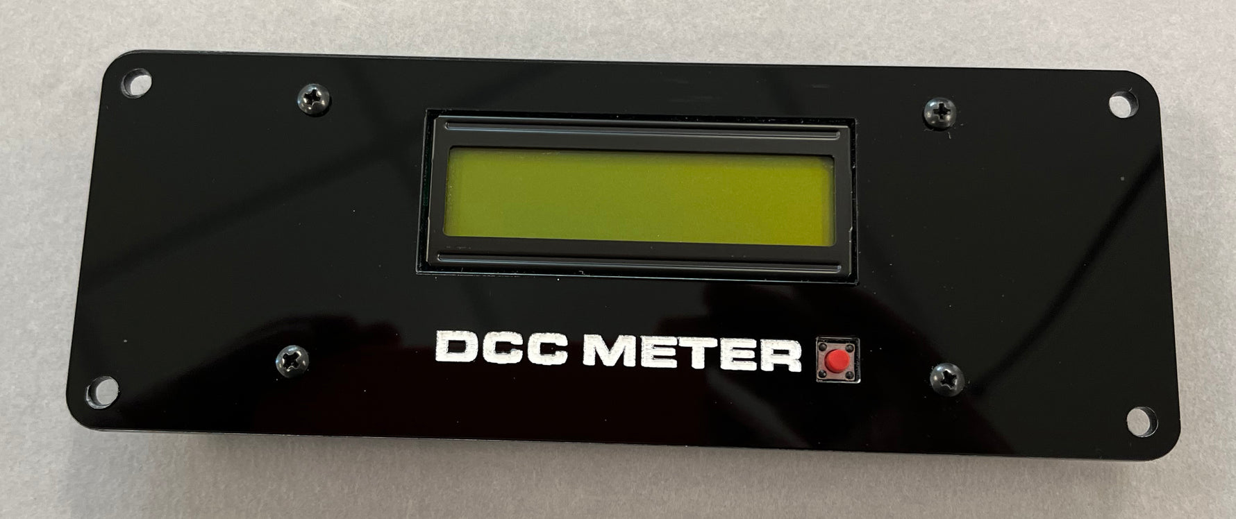 NCE 328 Fascia Panel with hardware for use with DCC Meter/ Packet Analyzer