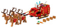 LEGO 40499 Santa's Sleigh with Santa minifigure and four reindeer