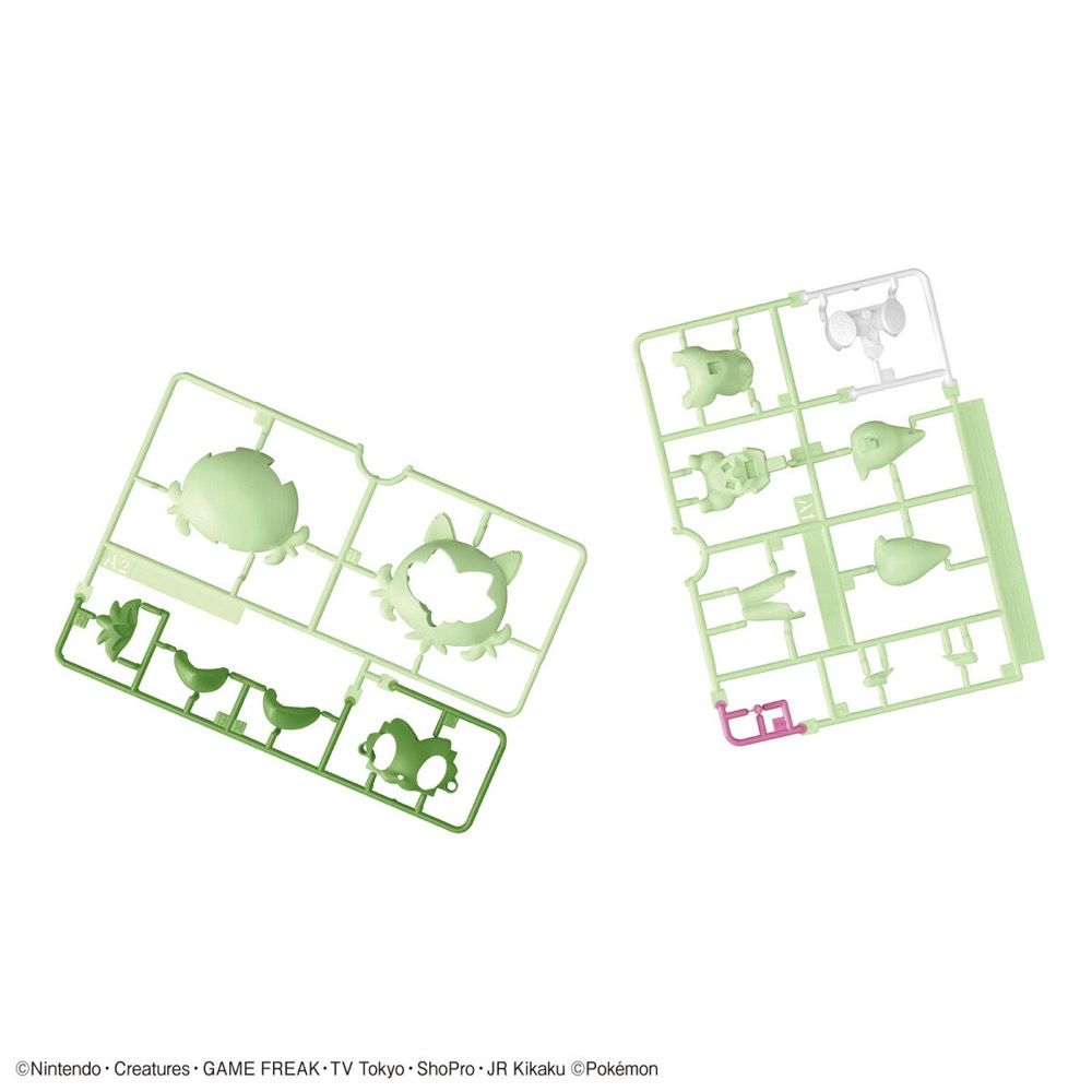 Bandai Pokemon Model Kit Quick!! #18 Sprigatito built view