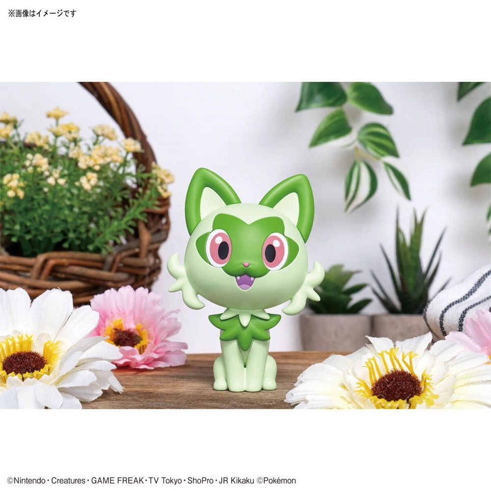 Bandai Pokemon Model Kit Quick!! #18 Sprigatito box art