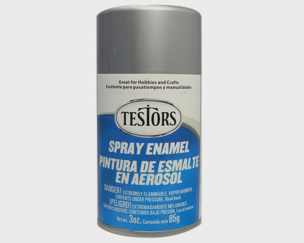 Testors Spray 3 oz Chrome