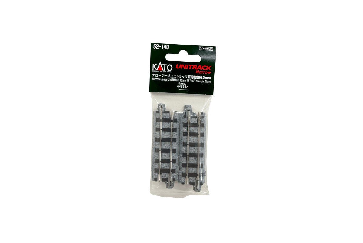 Narrow-Gauge UNITRACK 62mm (27/16") Straight Track [4 pcs] - Image 3