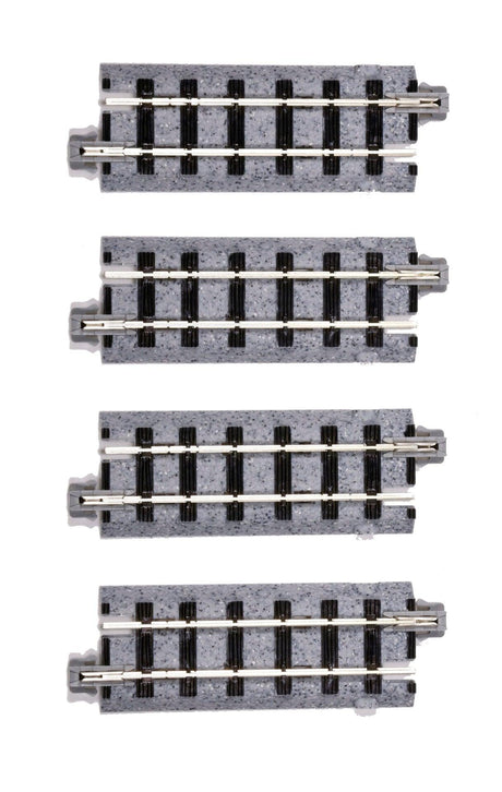 Narrow-Gauge UNITRACK 62mm (27/16") Straight Track [4 pcs] - Image 2
