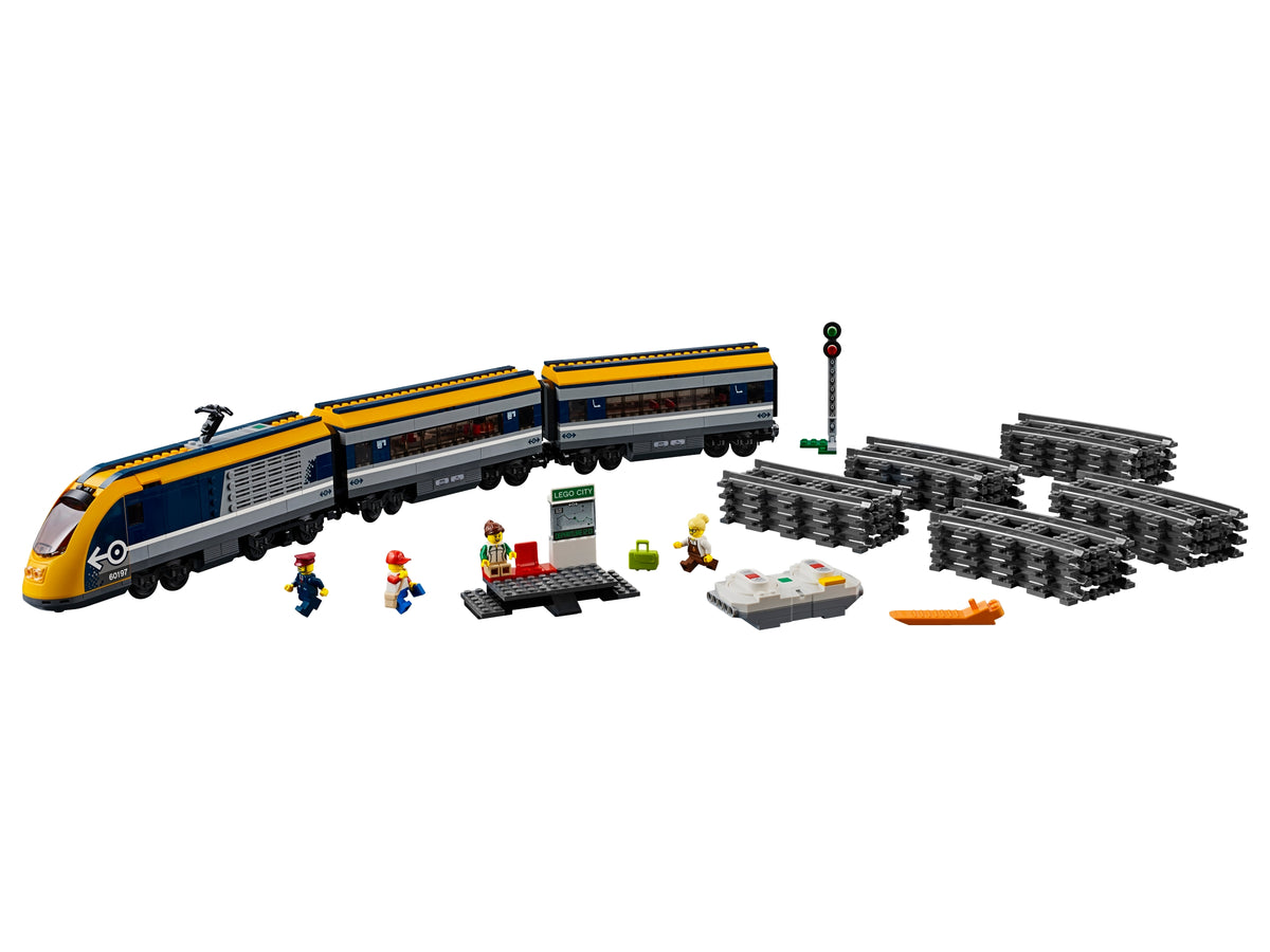LEGO City Passenger Rc Train Toy, Construction Track Set for Kids - 60197