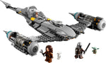 LEGO Star Wars 75325 The Mandalorian's N-1 Starfighter set with Mandalorian, Grogu, Peli Motto and BD droid