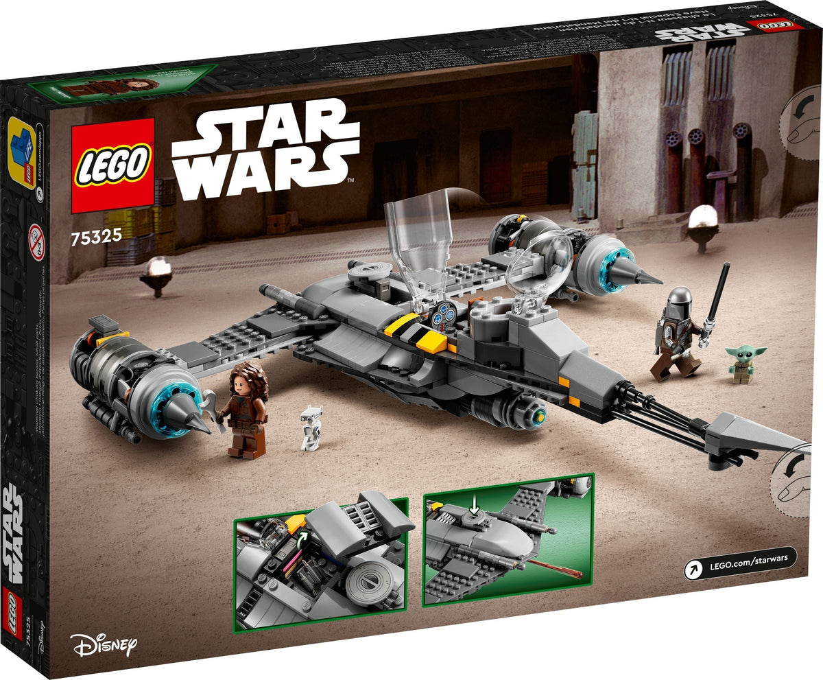 LEGO 75325 N-1 Starfighter with Mandalorian and Grogu