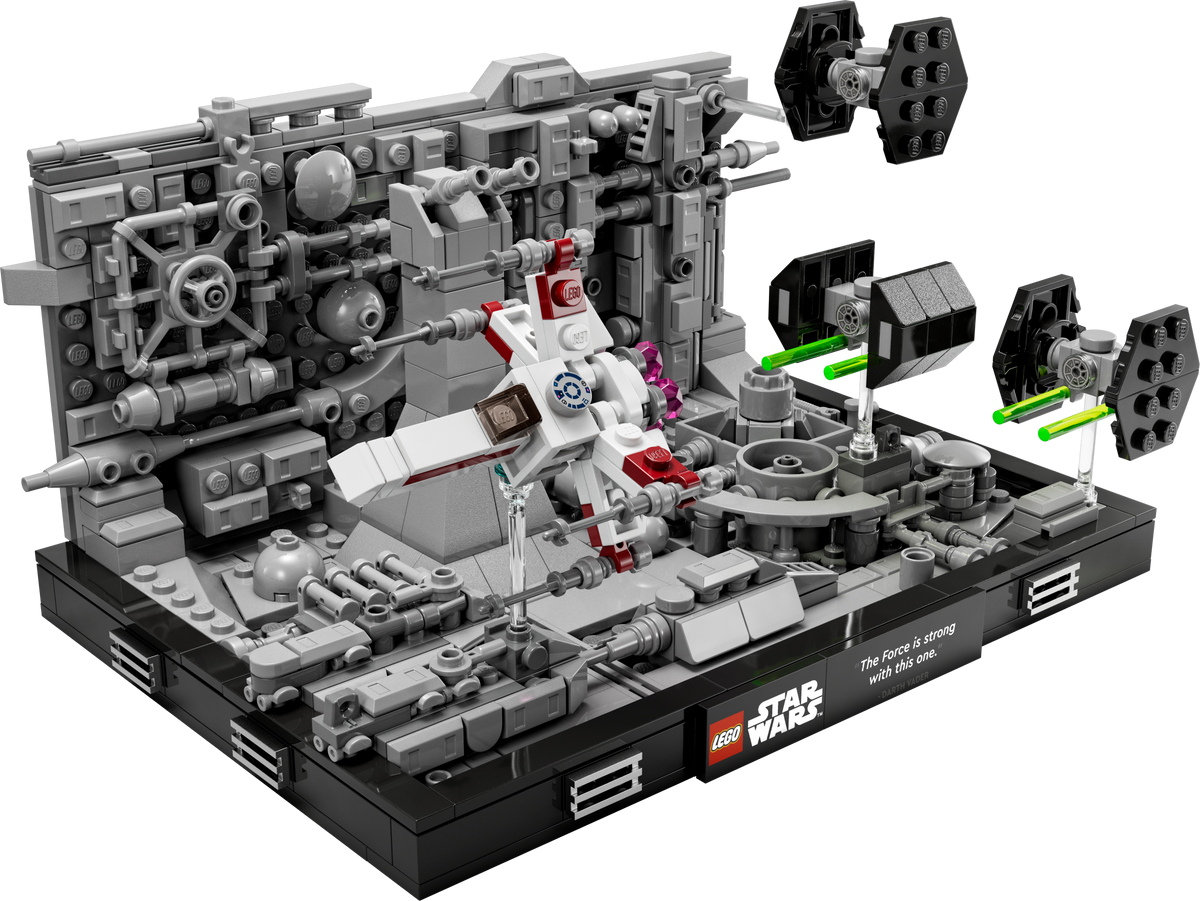 LEGO Star Wars Death Star Trench Run Diorama - 75329