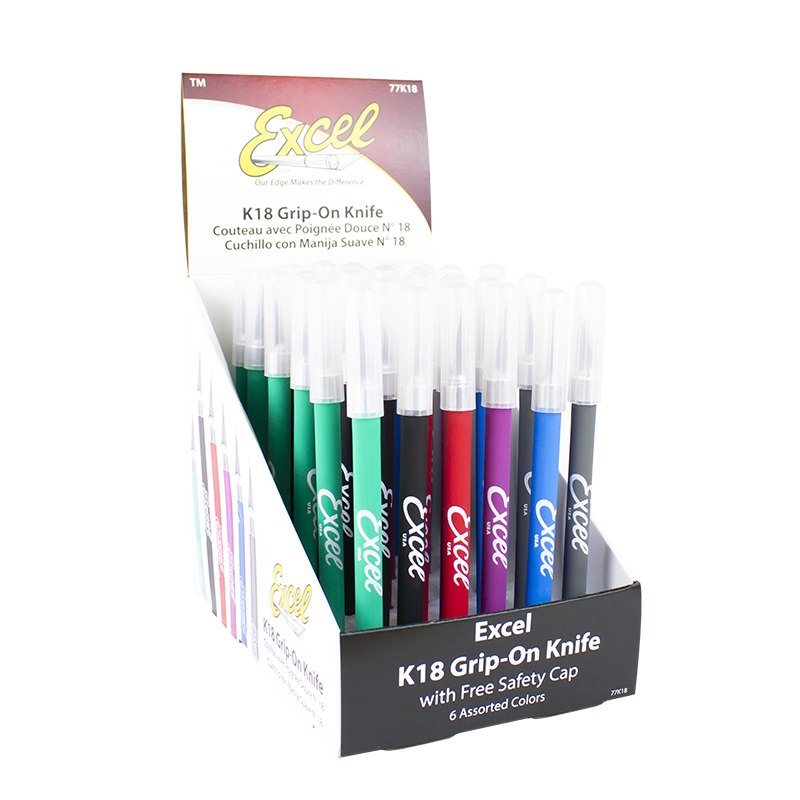 K18 Grip-On Precision Craft Knife - 36-Pack Display Set