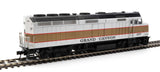 Walthers HO F40PH Grand Canyon Railway 237 side view