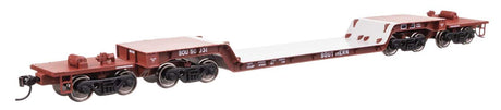 81' 8-Axle Depressed Center Flatcar - Ready to Run -- Southern #50031