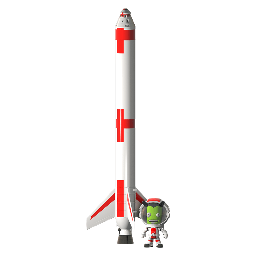 Kerbal Rocket & Jeb - Arizona Hobbies LLC
