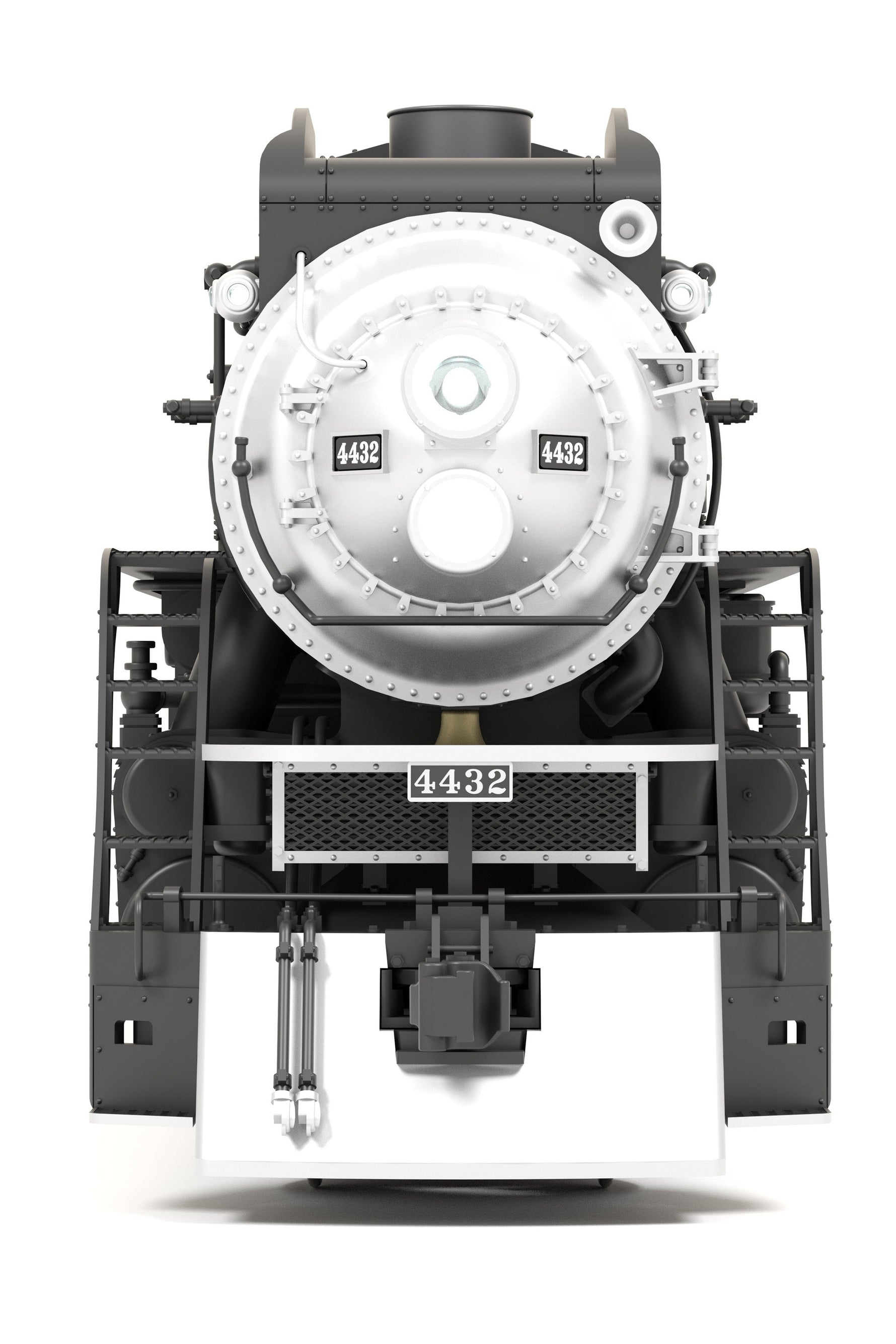 9836 Southern Pacific GS-4 4-8-4, #4445, Deskirted, Painted Black, No Trim on Pilot, Paragon4 Sound/DC/DCC, Smoke, HO