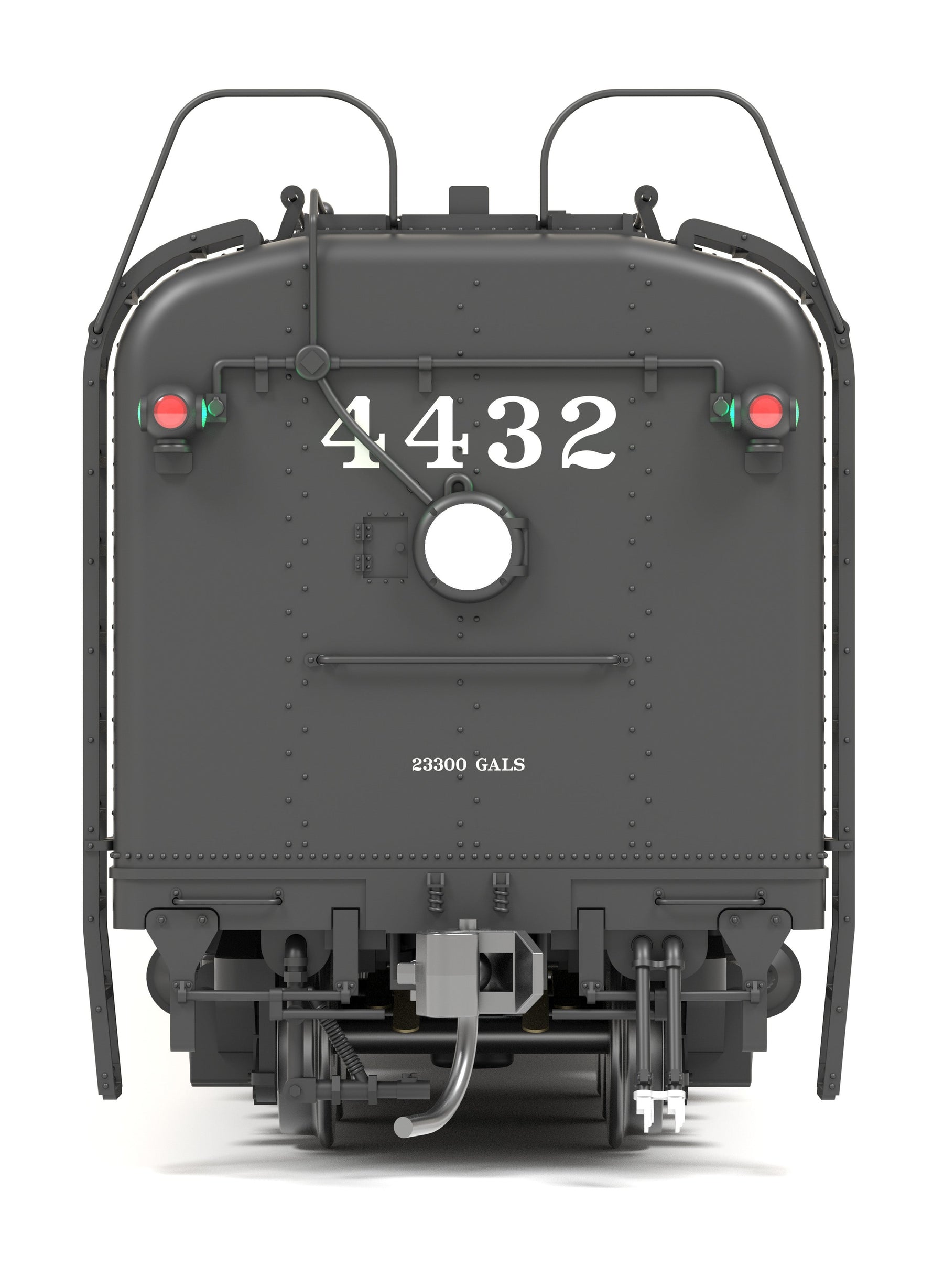 9836 Southern Pacific GS-4 4-8-4, #4445, Deskirted, Painted Black, No Trim on Pilot, Paragon4 Sound/DC/DCC, Smoke, HO