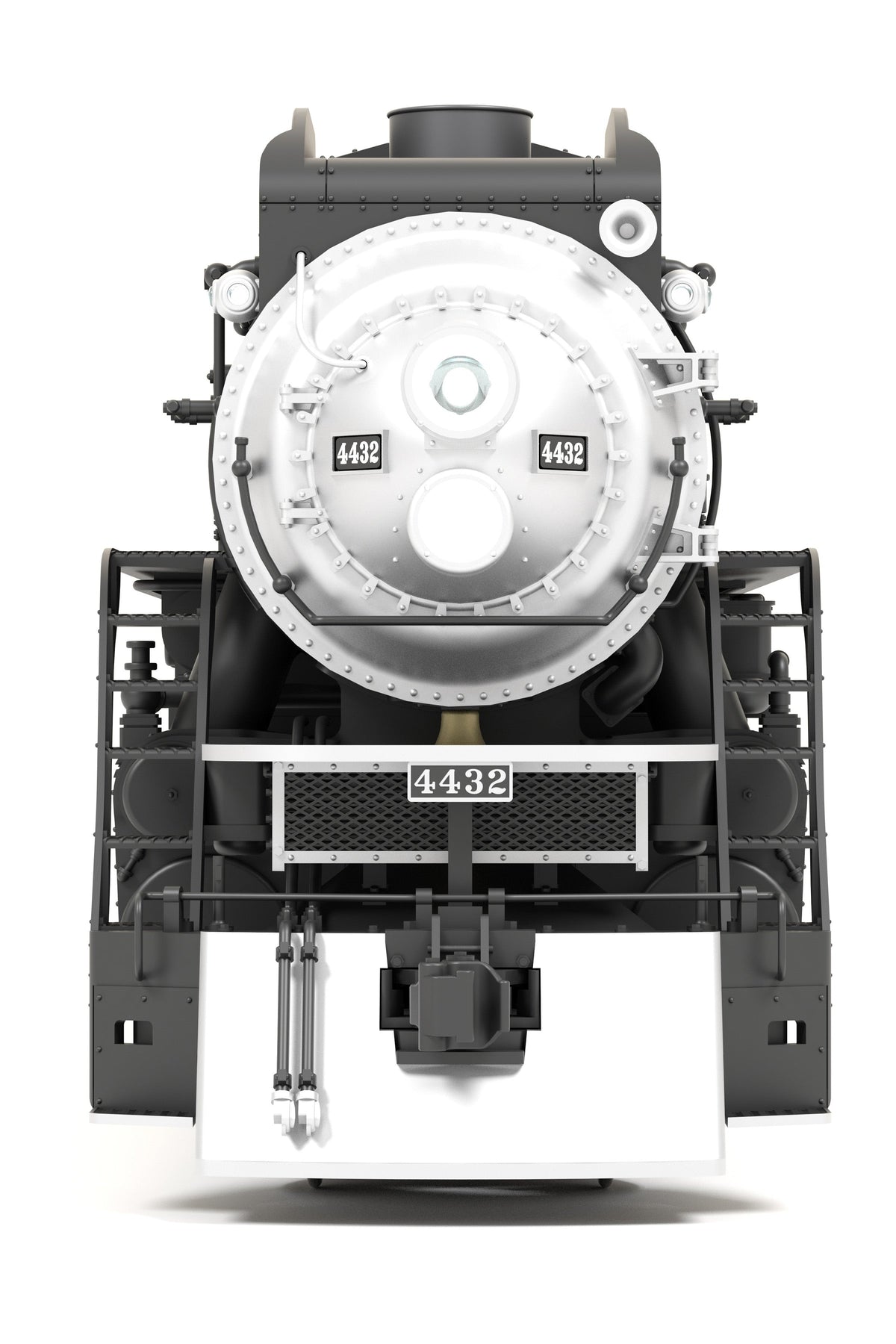 9836 Southern Pacific GS-4 4-8-4, #4445, Deskirted, Painted Black, No Trim on Pilot, Paragon4 Sound/DC/DCC, Smoke, HO