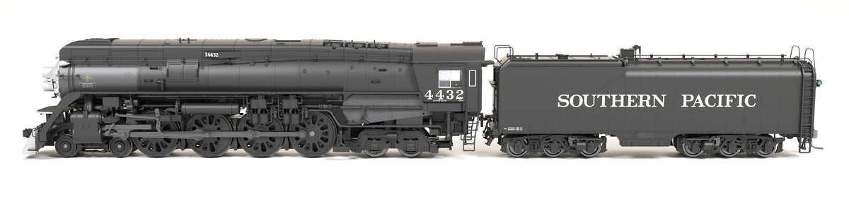 9836 Southern Pacific GS-4 4-8-4, #4445, Deskirted, Painted Black, No Trim on Pilot, Paragon4 Sound/DC/DCC, Smoke, HO