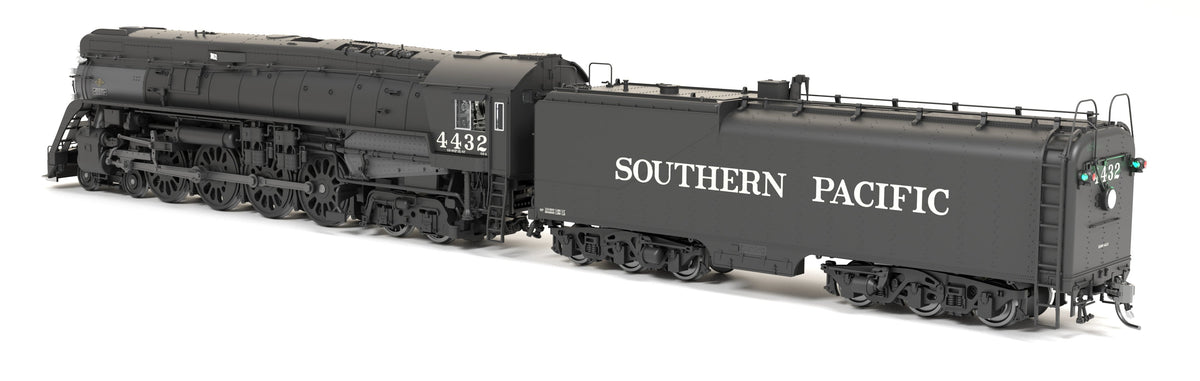 9836 Southern Pacific GS-4 4-8-4, #4445, Deskirted, Painted Black, No Trim on Pilot, Paragon4 Sound/DC/DCC, Smoke, HO