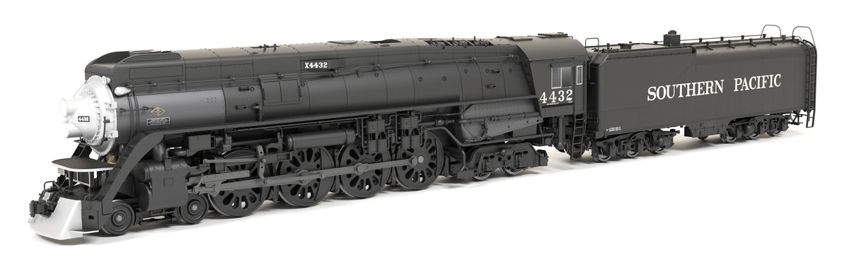 9836 Southern Pacific GS-4 4-8-4, #4445, Deskirted, Painted Black, No Trim on Pilot, Paragon4 Sound/DC/DCC, Smoke, HO