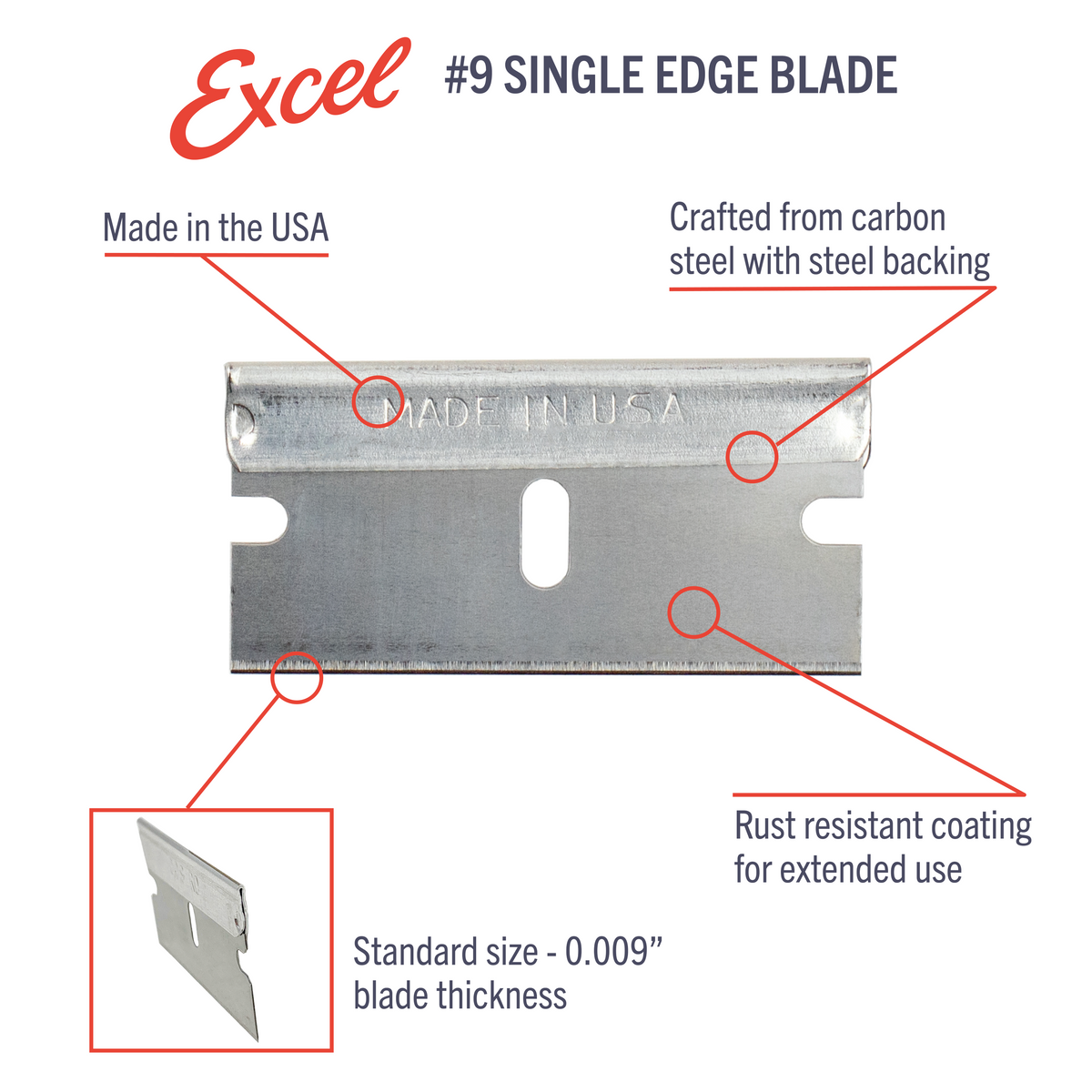 #9 Single Edge Razor Blades