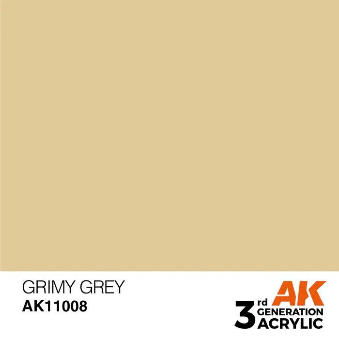 GRIMY GREY AK Interactive 3G Acrylic (.57 oz.) bottle - Arizona Hobbies LLC