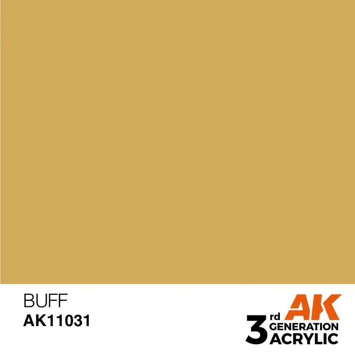 BUFF AK Interactive 3G Acrylic (.57 oz.) bottle - Arizona Hobbies LLC