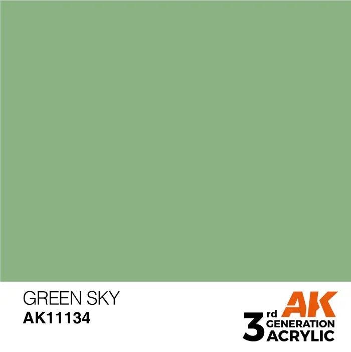 GREEN SKY AK Interactive 3G Acrylic (.57 oz.) bottle - Arizona Hobbies LLC