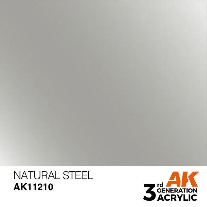 NATURAL STEEL AK Interactive 3G Acrylic (.57 oz.) bottle - Arizona Hobbies LLC