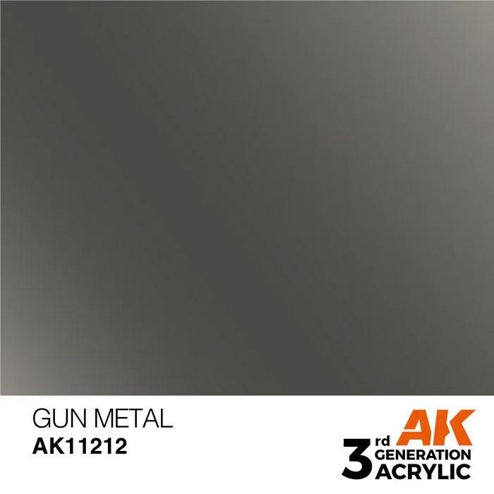 GUN METAL AK Interactive 3G Acrylic (.57 oz.) bottle - Arizona Hobbies LLC