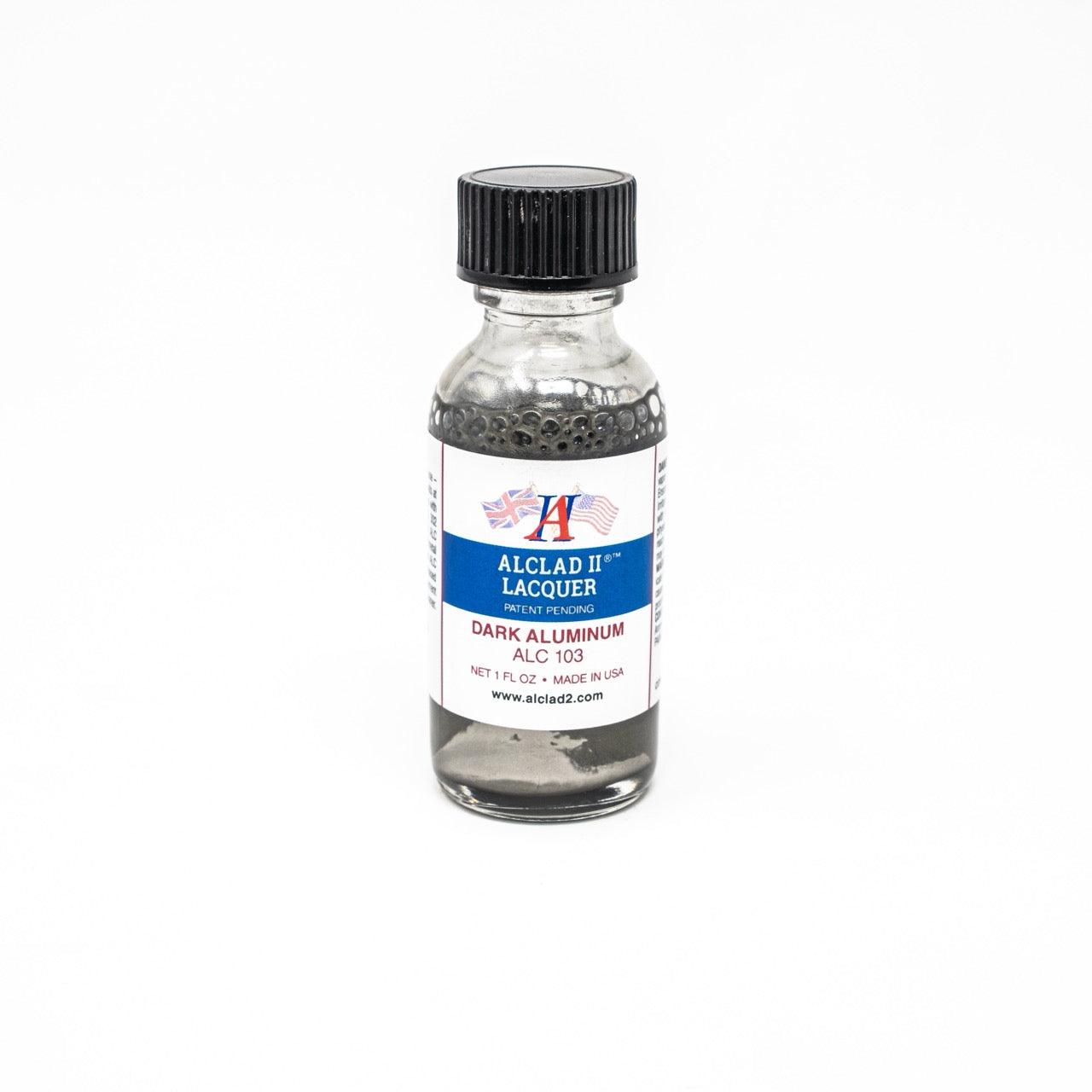 ALC-103 Alclad II Dark Aluminum Lacquer Paint 1-oz bottle