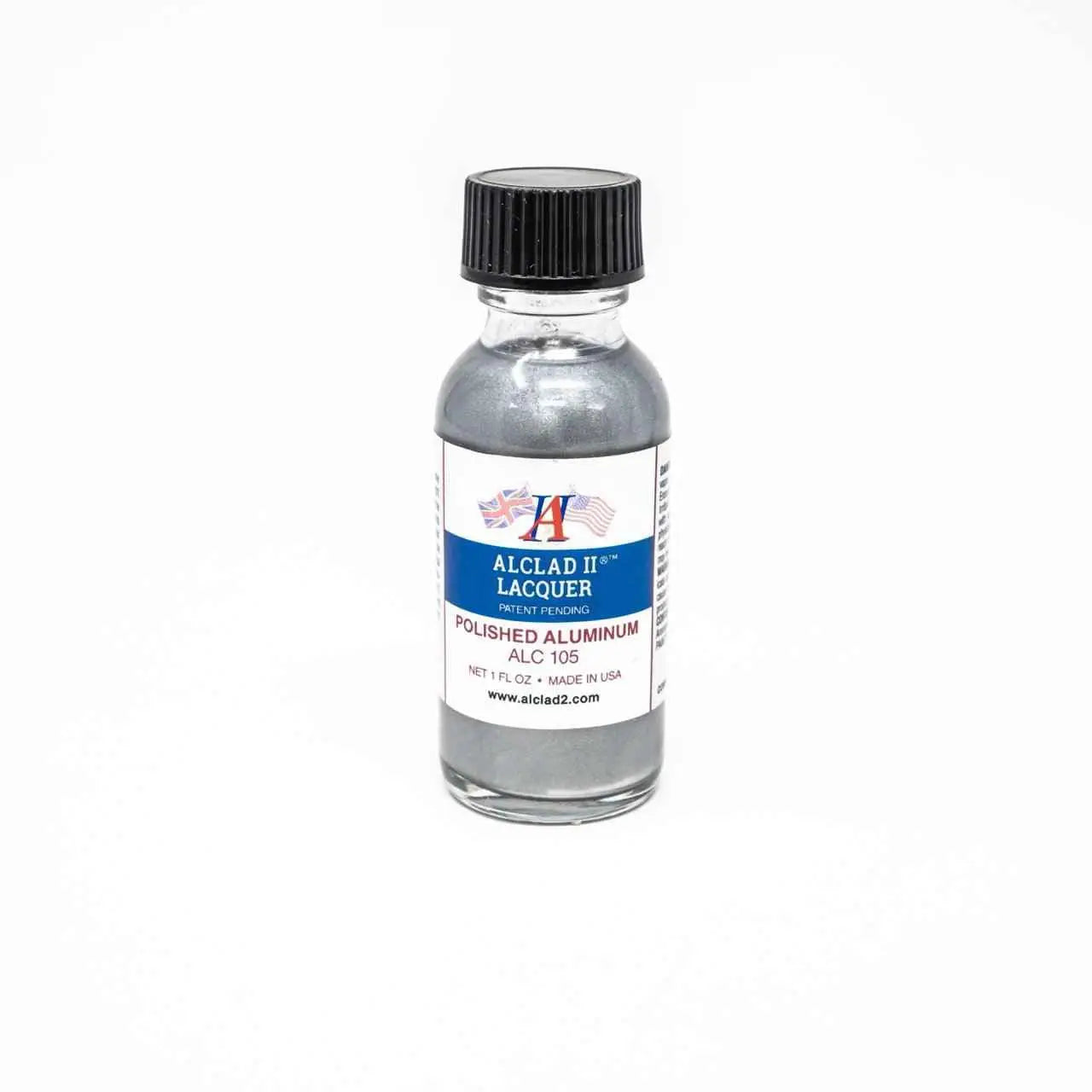 ALC-105 Alclad II Polished Aluminum Lacquer Paint 1-oz bottle-Arizona Hobbies