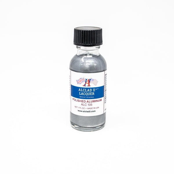 ALC-105 Alclad II Polished Aluminum Lacquer Paint 1-oz bottle