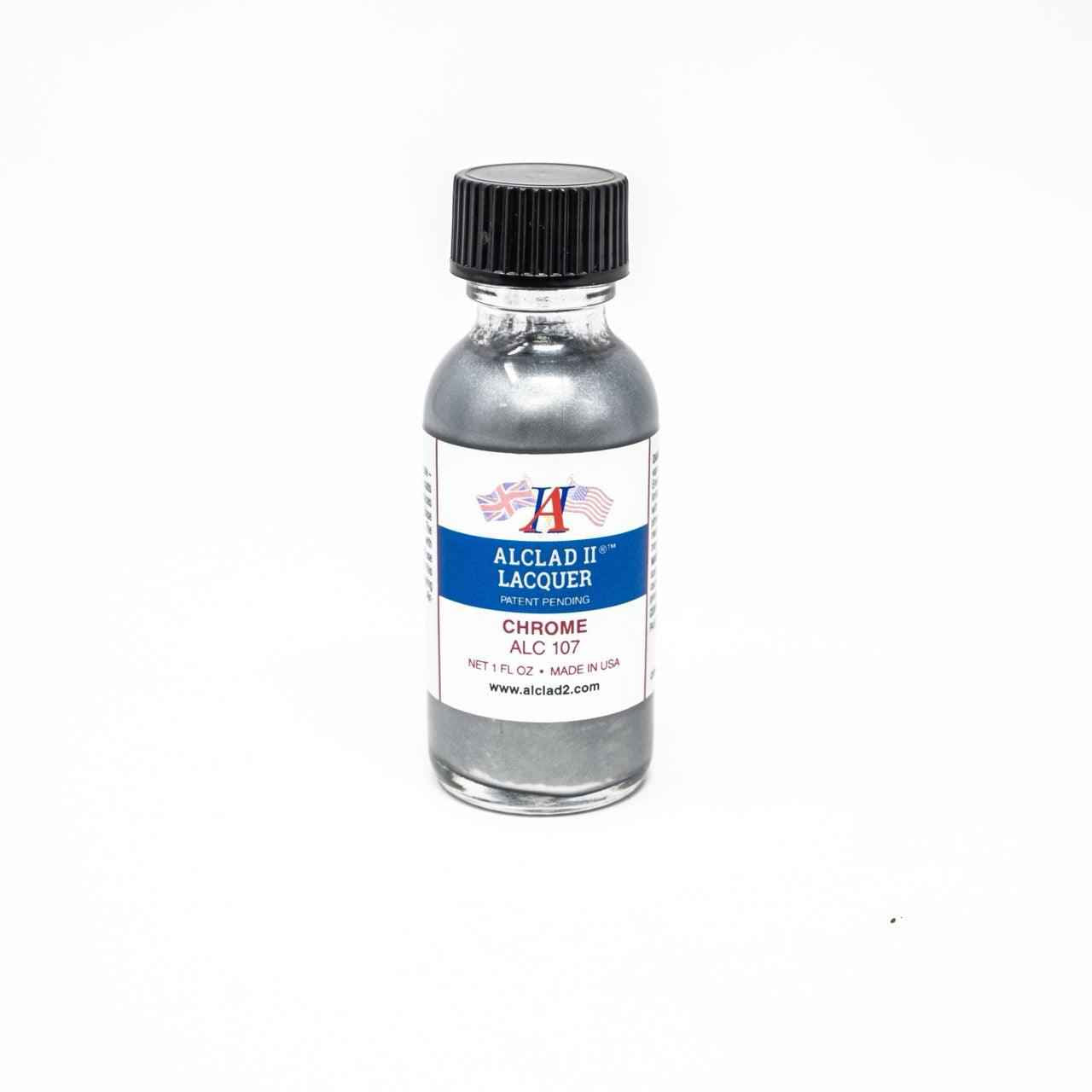 ALC-107 Alclad II Chrome Lacquer for Plastic Models 1-oz bottle-Arizona Hobbies