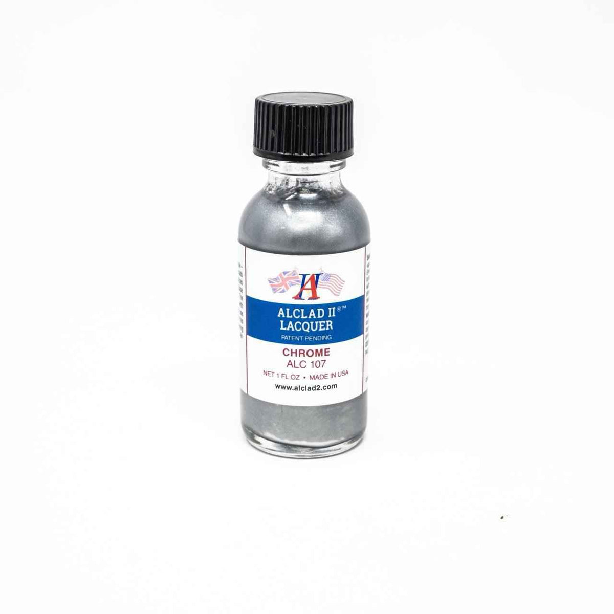 ALC-107 Alclad II Chrome Lacquer for Plastic Models 1-oz bottle-Arizona Hobbies
