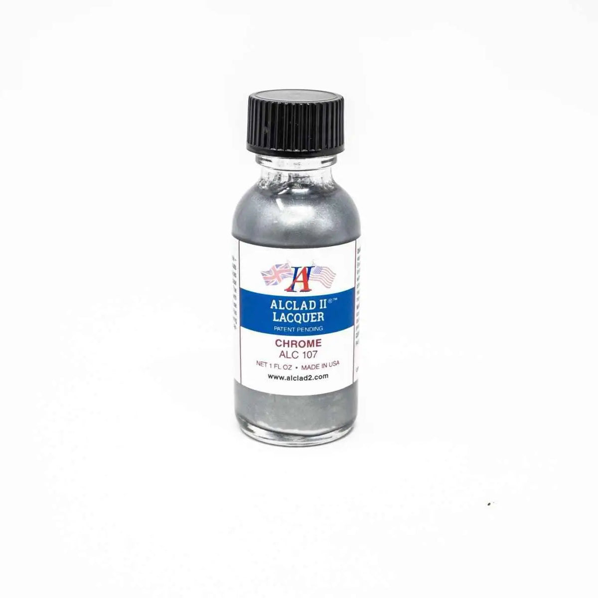 ALC-107 Alclad II Chrome Lacquer for Plastic Models 1-oz bottle-Arizona Hobbies