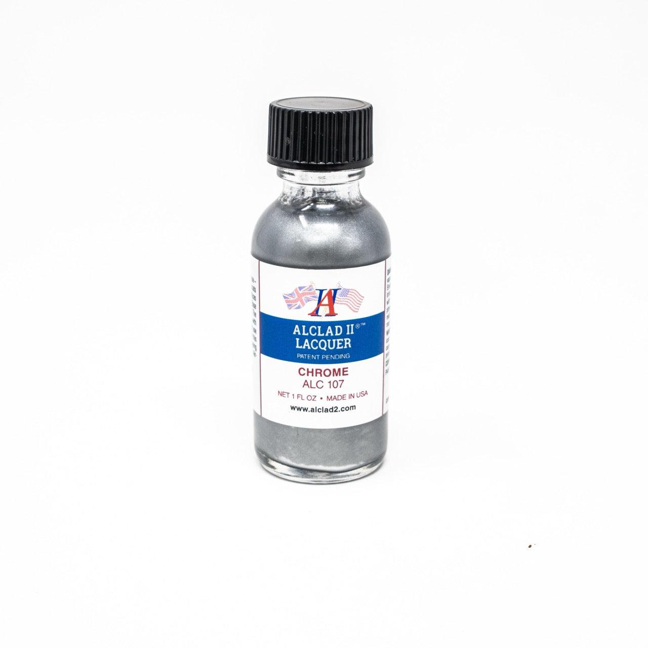 ALC-107 Alclad II Chrome Lacquer for Plastic Models 1-oz bottle