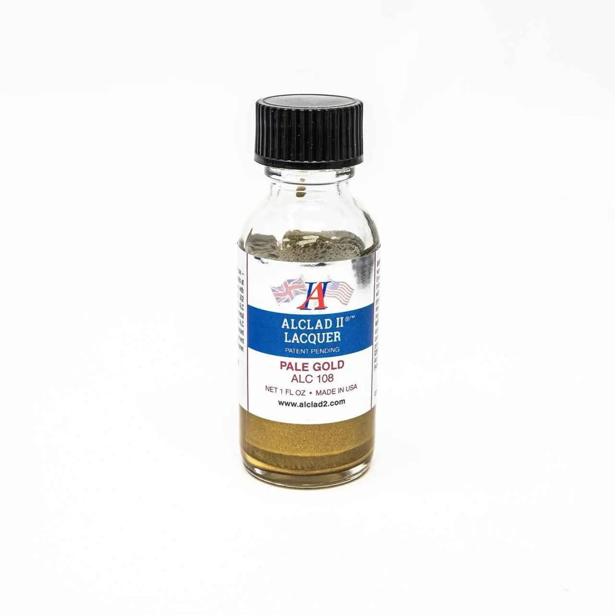 ALC-108 Alclad II Pale Gold Lacquer Paint 1-oz bottle-Arizona Hobbies