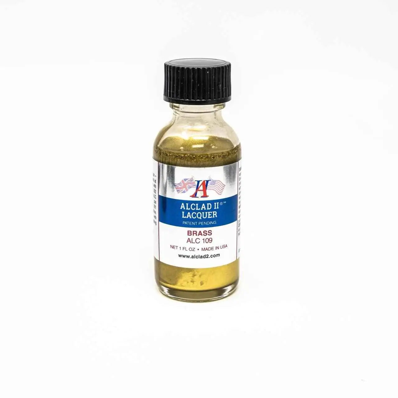 ALC-109 Alclad II Brass Lacquer Paint 1-oz bottle (NOT the old Polished Brass)-Arizona Hobbies