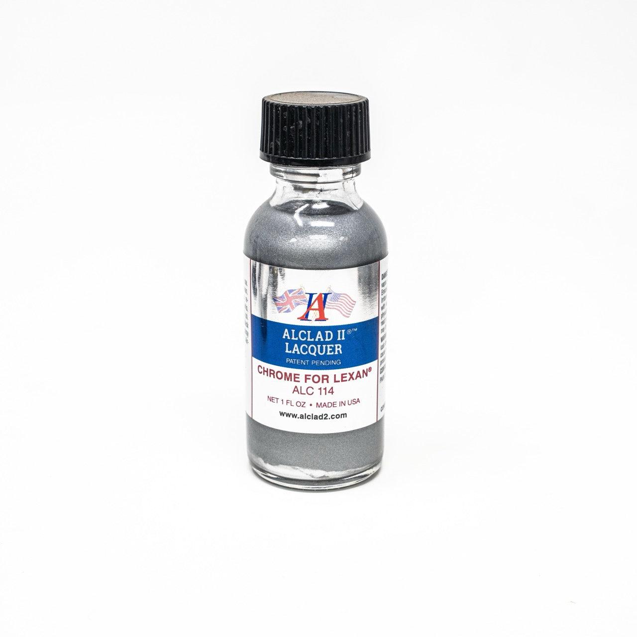 ALC-114 Alclad II Chrome Lacquer Paint for Lexan 1-oz bottle